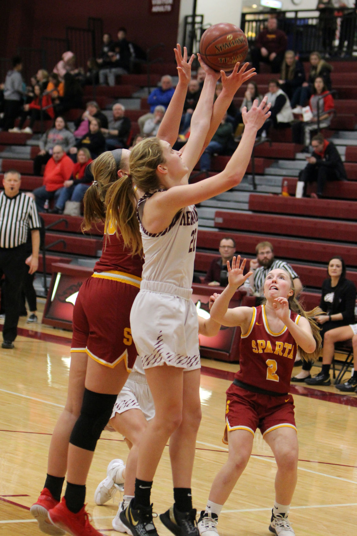 Sparta at Menomonie girls basketball 2-25-20